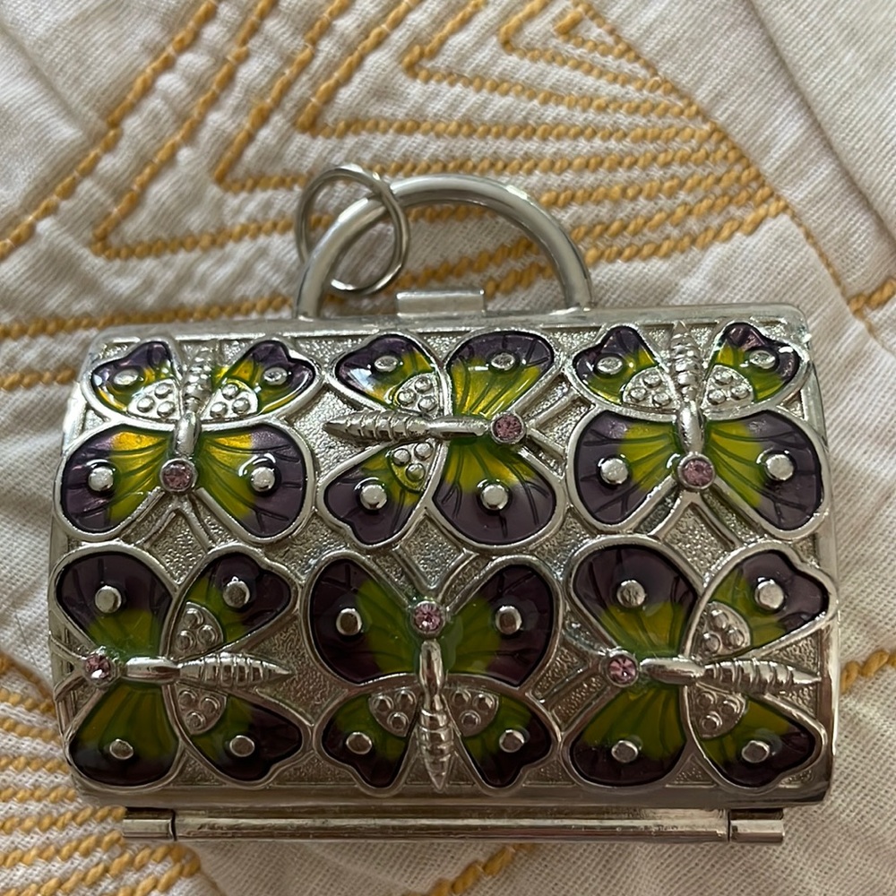 Judith Leiber for Neiman Marcus - butterfly pillbox